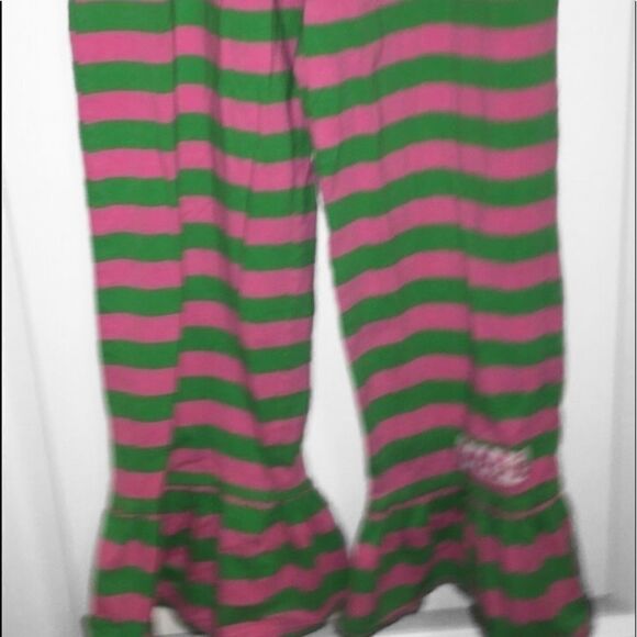 Ruffle girl outfit size 14 pants and top green - Picture 8 of 12